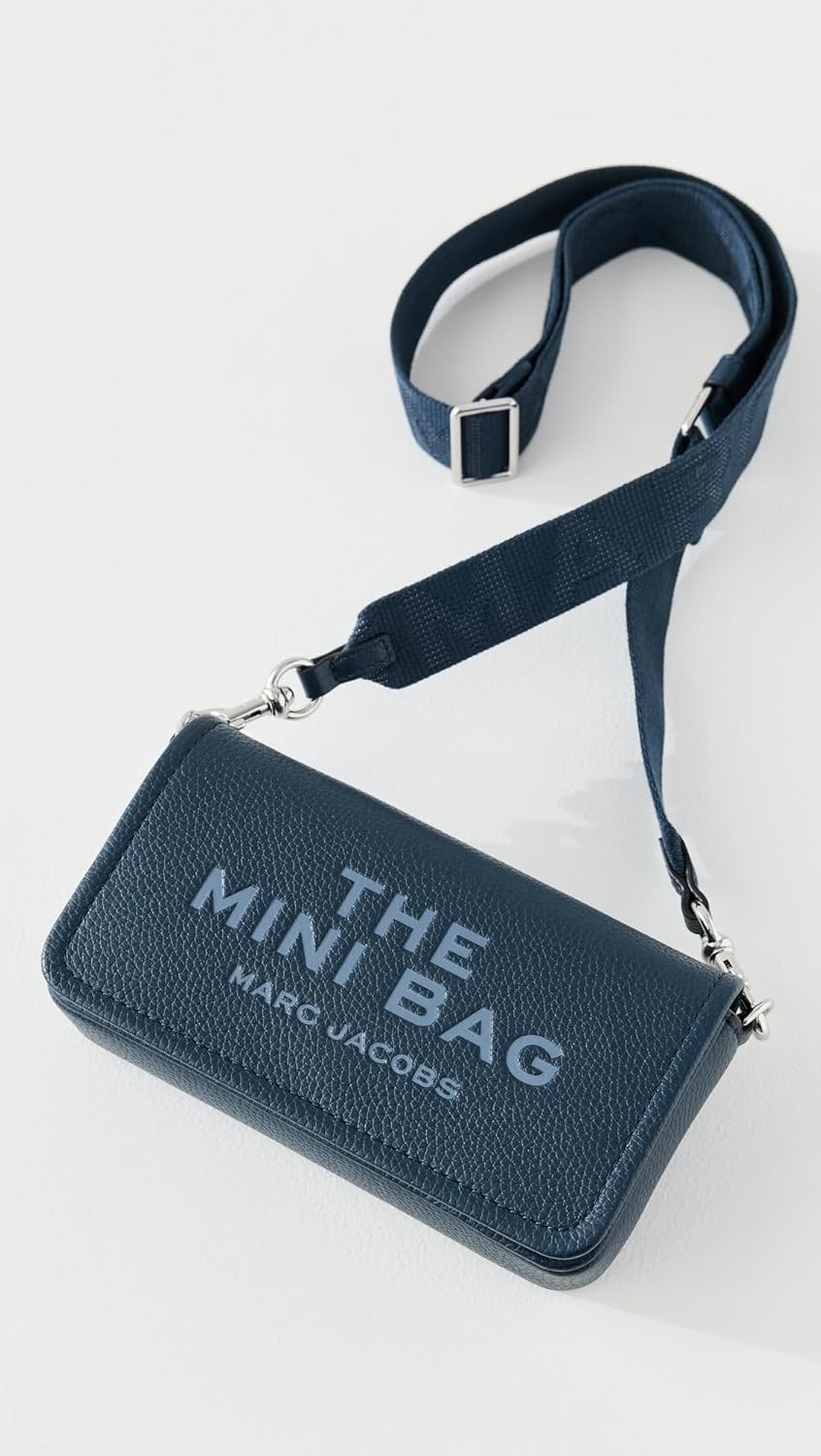 image:imageMarc Jacobs Womens The Leather Mini BagBlue Sea
