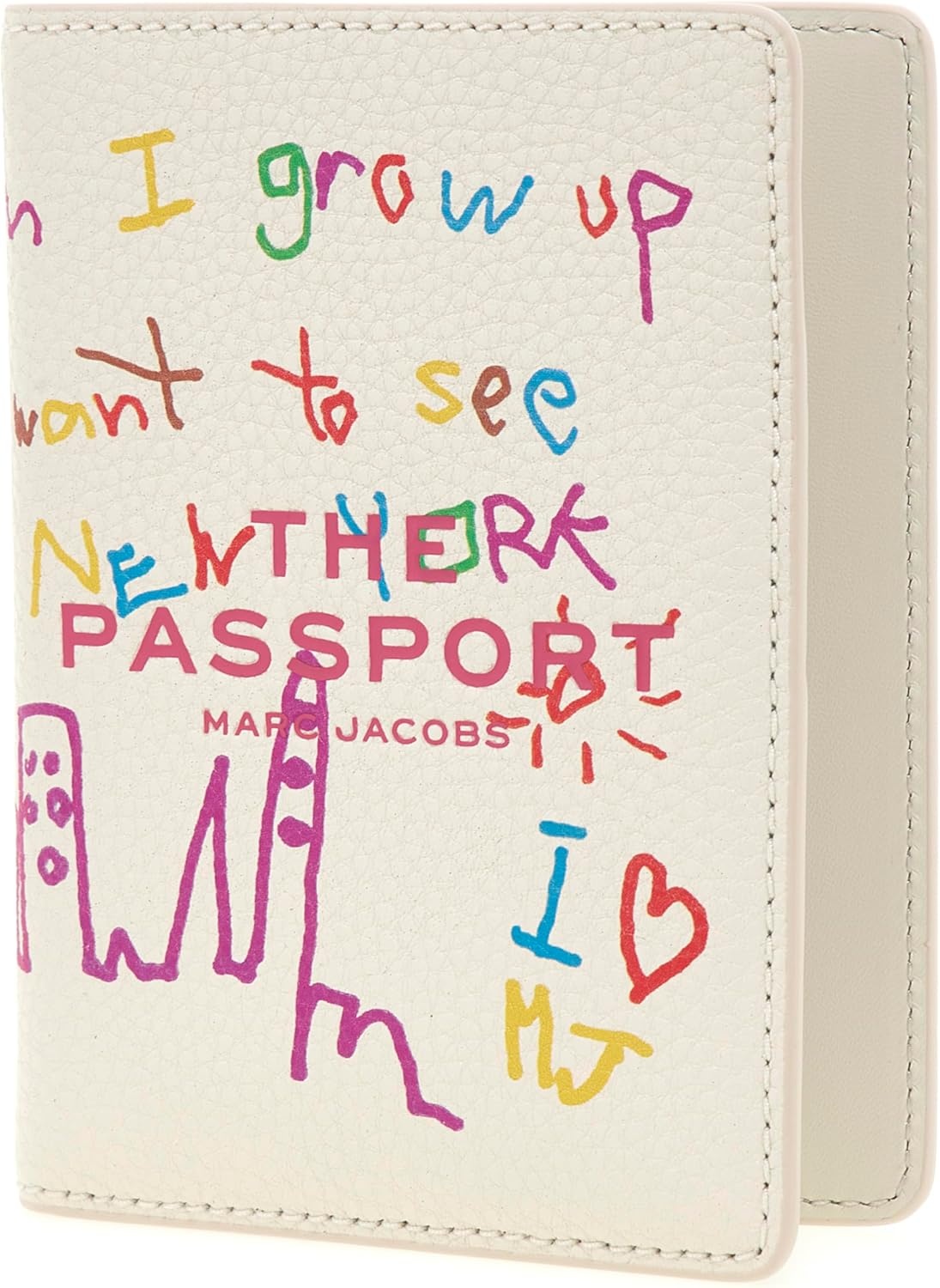 image:imageMarc Jacobs Womens The Leather PassportWhite Multi