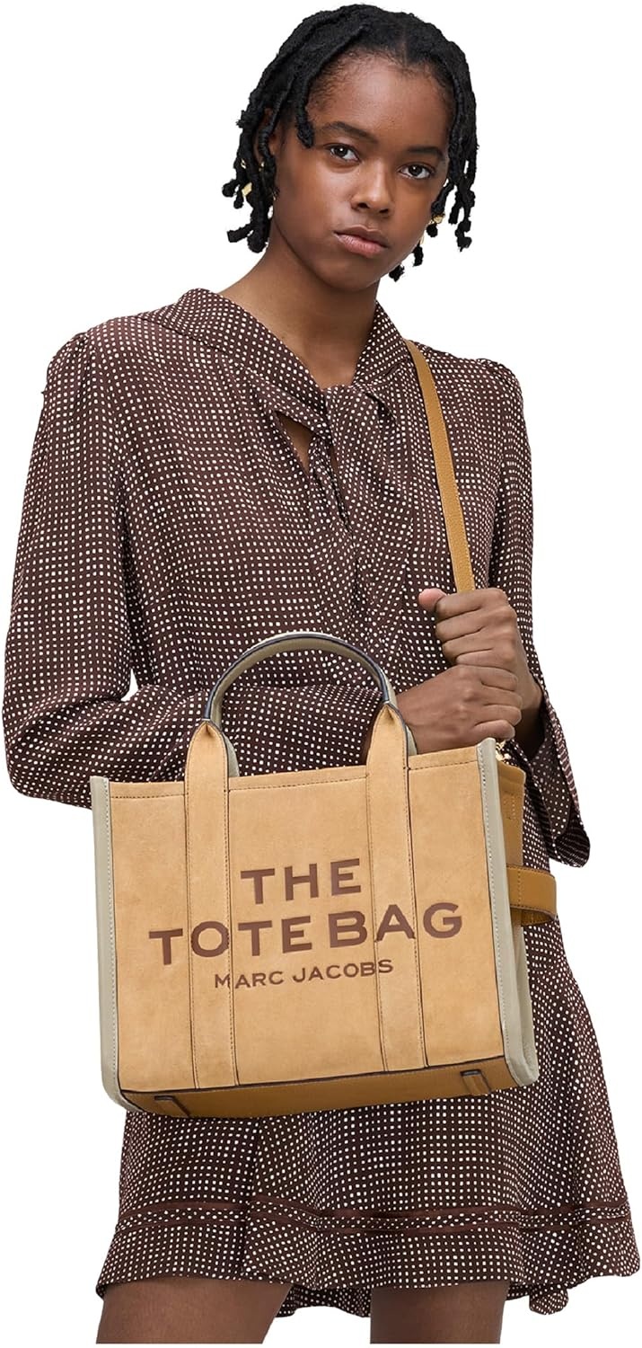 image:imageMarc Jacobs Womens The Suede Medium Tote BagSahara