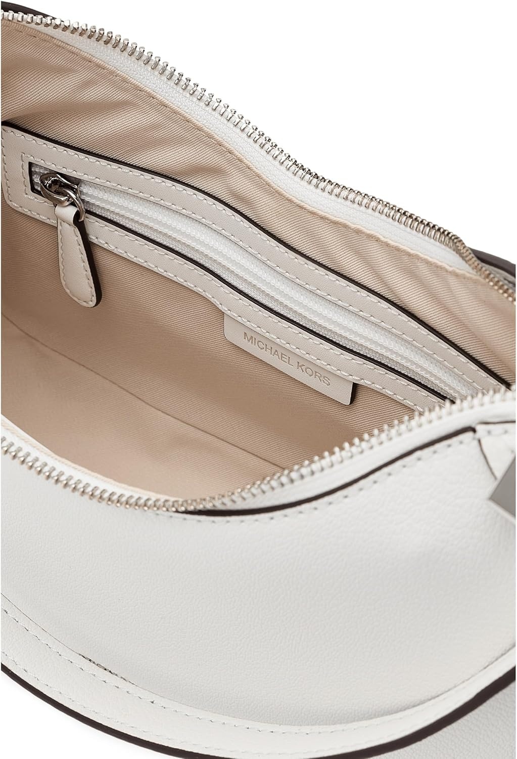 image:imageMichael Kors Womens Jet Set Medium Conv Pouchette XbodyOptic White