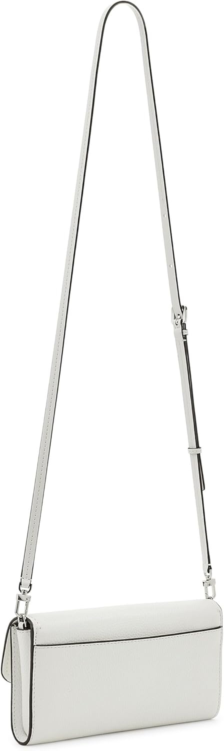 image:imageMichael Kors Womens Jet Set Small East West Phone CrossbodyOptic White