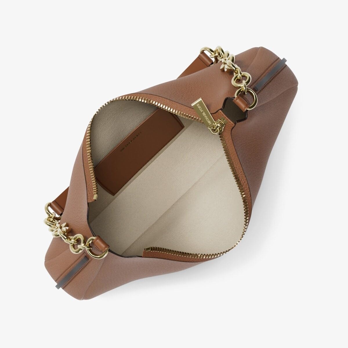 image:imageMichael Kors Womens Nolita Medium Chain PouchetteLuggage