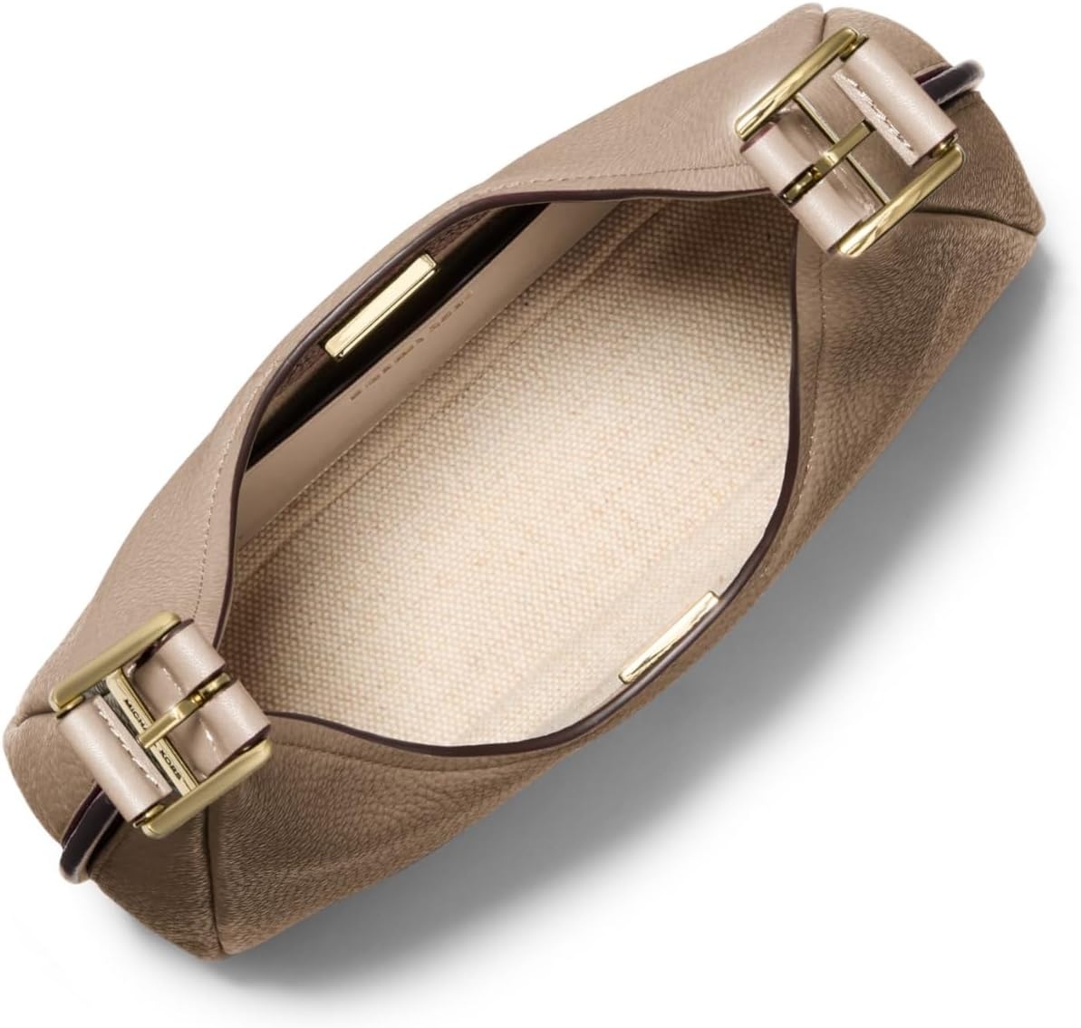 image:imageMichael Kors Womens Nolita Small Hobo Shoulder BagGoldtone HardwareBirch