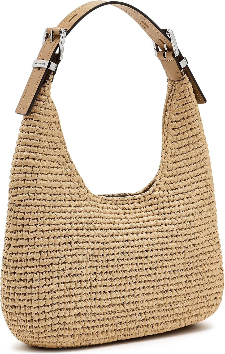 image:imageMichael Kors Womens Nolita Small Hobo Shoulder BagNaturalPeanut