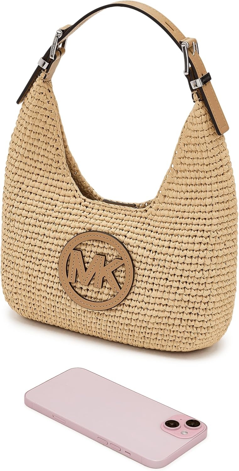 image:imageMichael Kors Womens Nolita Small Hobo Shoulder BagNaturalPeanut