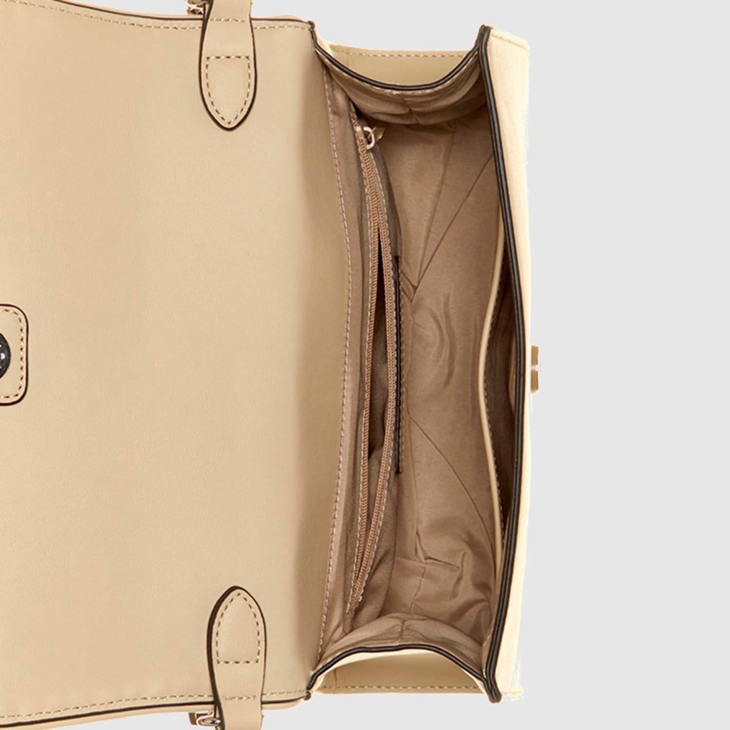 image:imageNine West Levvy Top Handle Flap Shoulder BagBeige