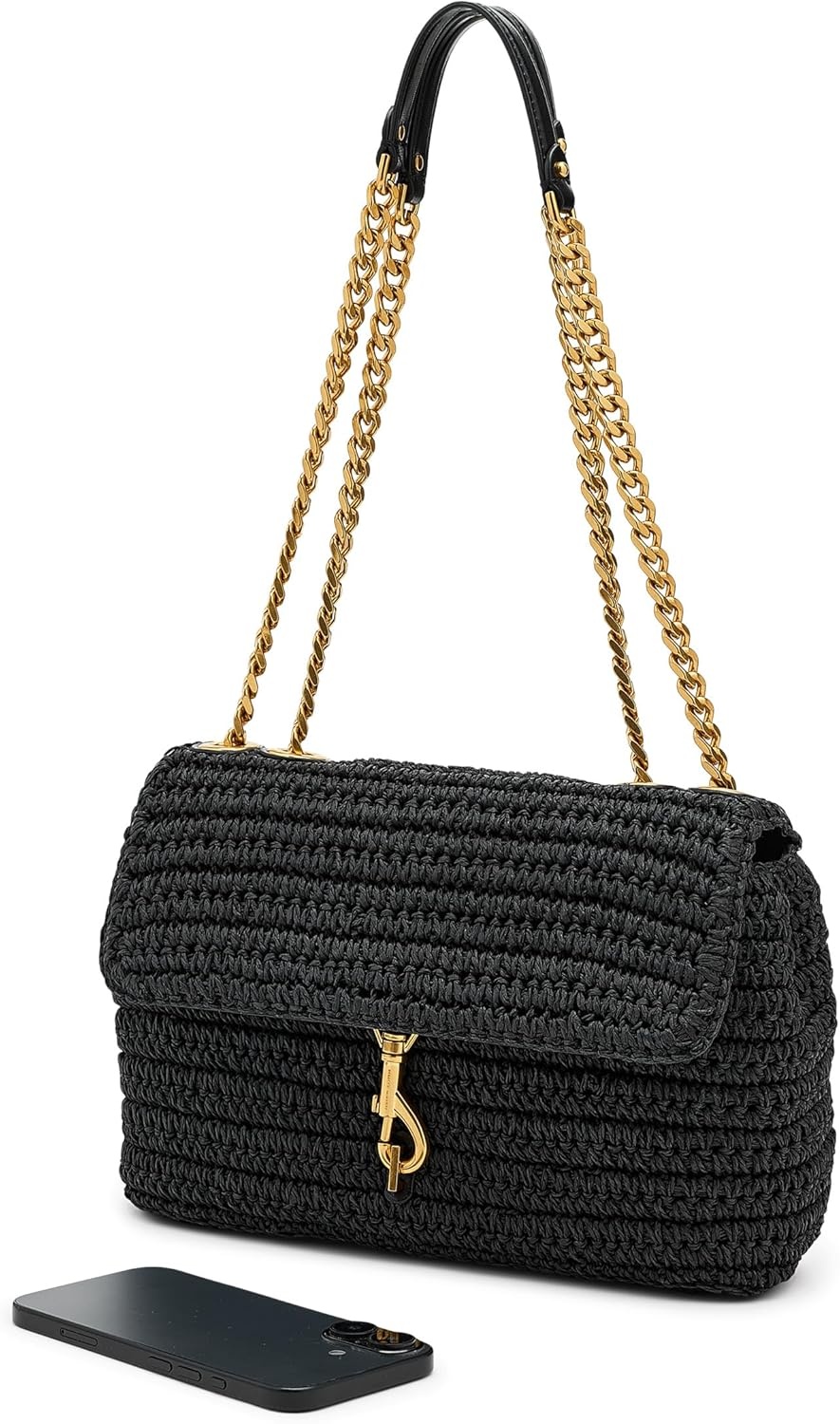 image:imageRebecca Minkoff Edie Medium Crossbody Bag for Women BlackBlack