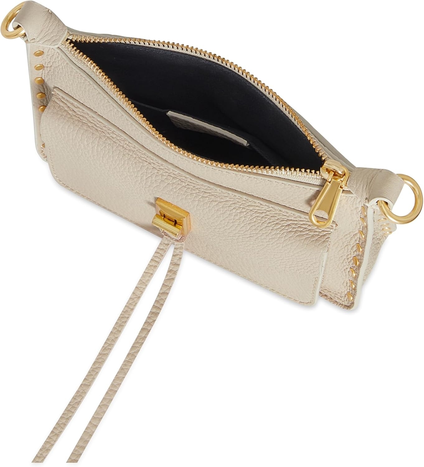 image:imageRebecca Minkoff Womens Darren Mini Top Zip XbodyStone