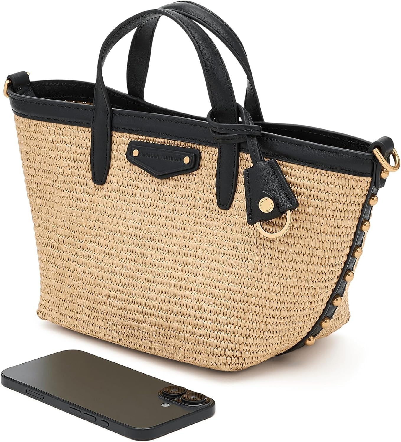 image:imageRebecca Minkoff Womens Riley SM Tote Natural One Size