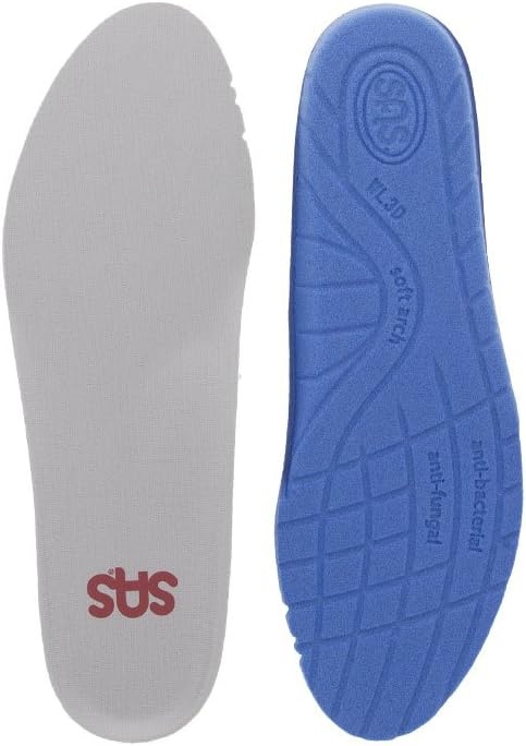 image:imageSAS Womens Cool Step 1 Comfort Footbed Replacement Insole Mist 4 Narrow Medium N MMist