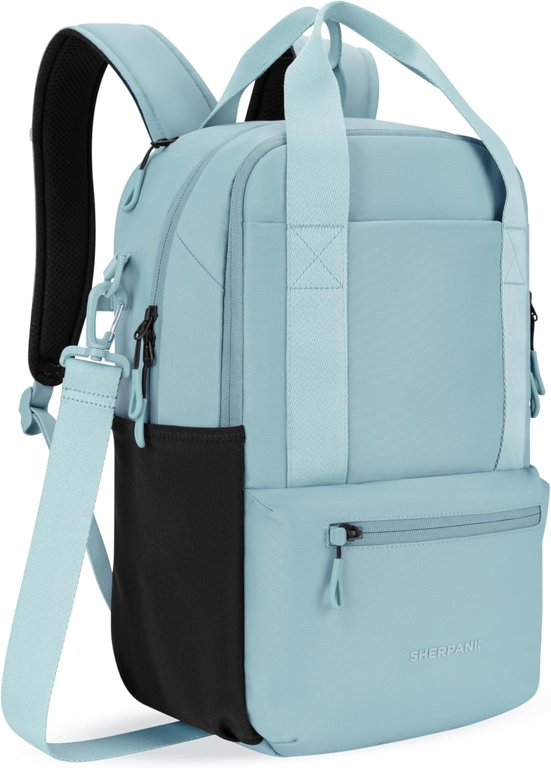 image:imageSherpani Camden Convertible Backpack 3 in 1 Tote Bag 18L Travel Backpack Crossbody Bag for Women Cross Body Purse Travel Gifts RFID Protection Fits 13 Laptop Con LecheSurf