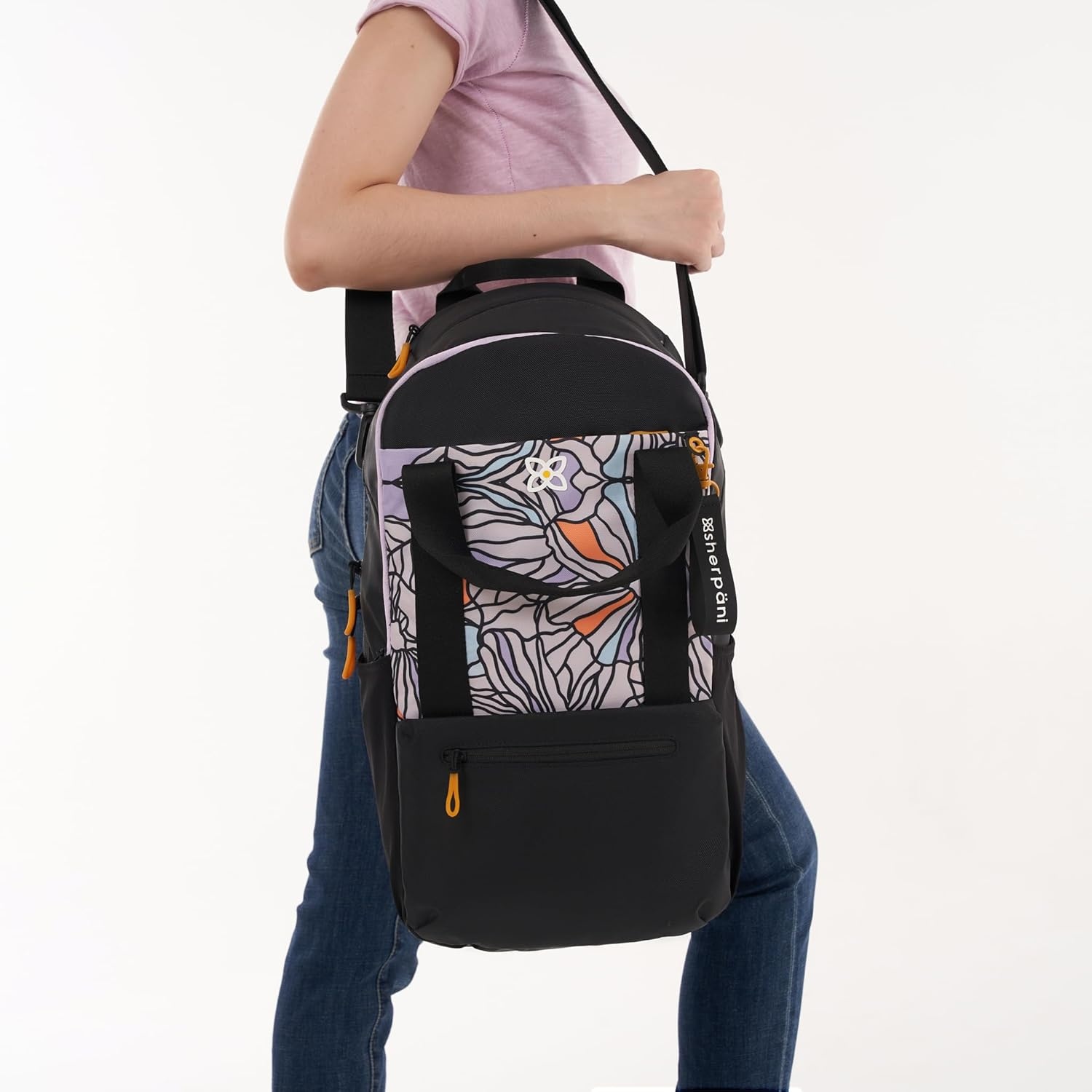 image:imageSherpani Camden Convertible Backpack 3 in 1 Tote Bag 18L Travel Backpack Crossbody Bag for Women Cross Body Purse Travel Gifts RFID Protection Fits 13 Laptop Con LecheBloom