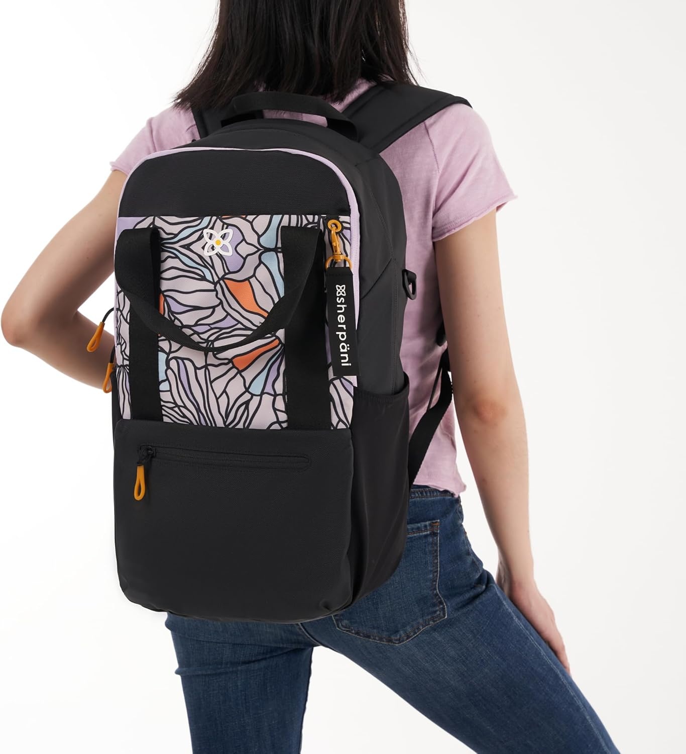 image:imageSherpani Camden Convertible Backpack 3 in 1 Tote Bag 18L Travel Backpack Crossbody Bag for Women Cross Body Purse Travel Gifts RFID Protection Fits 13 Laptop Con LecheBloom