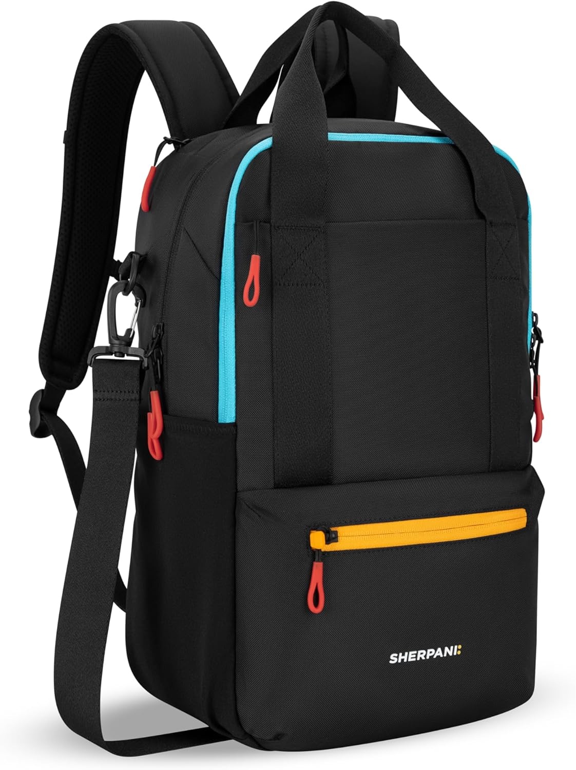 image:imageSherpani Camden Convertible Backpack 3 in 1 Tote Bag 18L Travel Backpack Crossbody Bag for Women Cross Body Purse Travel Gifts RFID Protection Fits 13 Laptop Con LecheChromatic