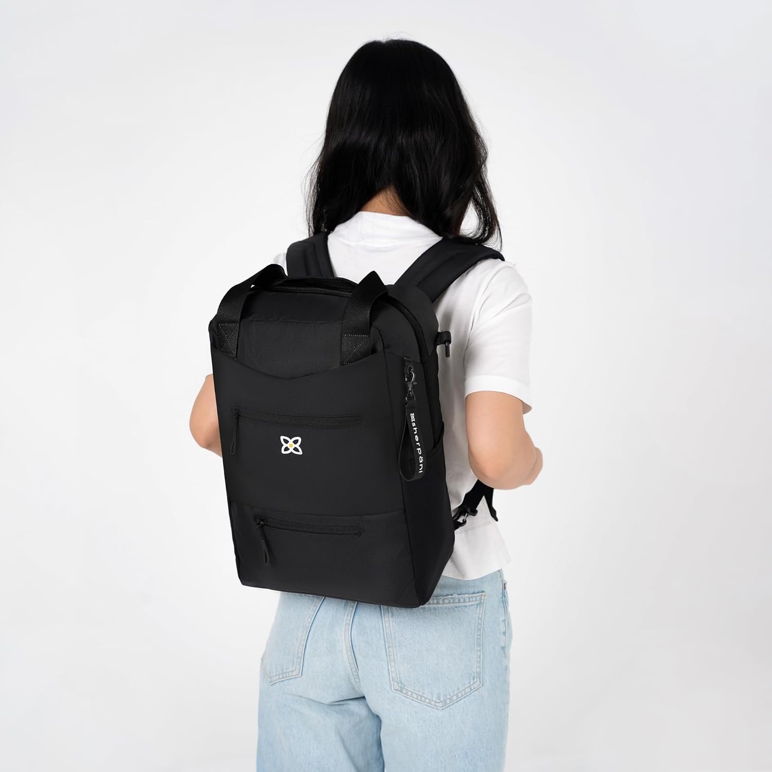 image:imageSherpani Camden Convertible Backpack 3 in 1 Tote Bag 18L Travel Backpack Crossbody Bag for Women Cross Body Purse Travel Gifts RFID Protection Fits 13 Laptop Con LecheRaven F23