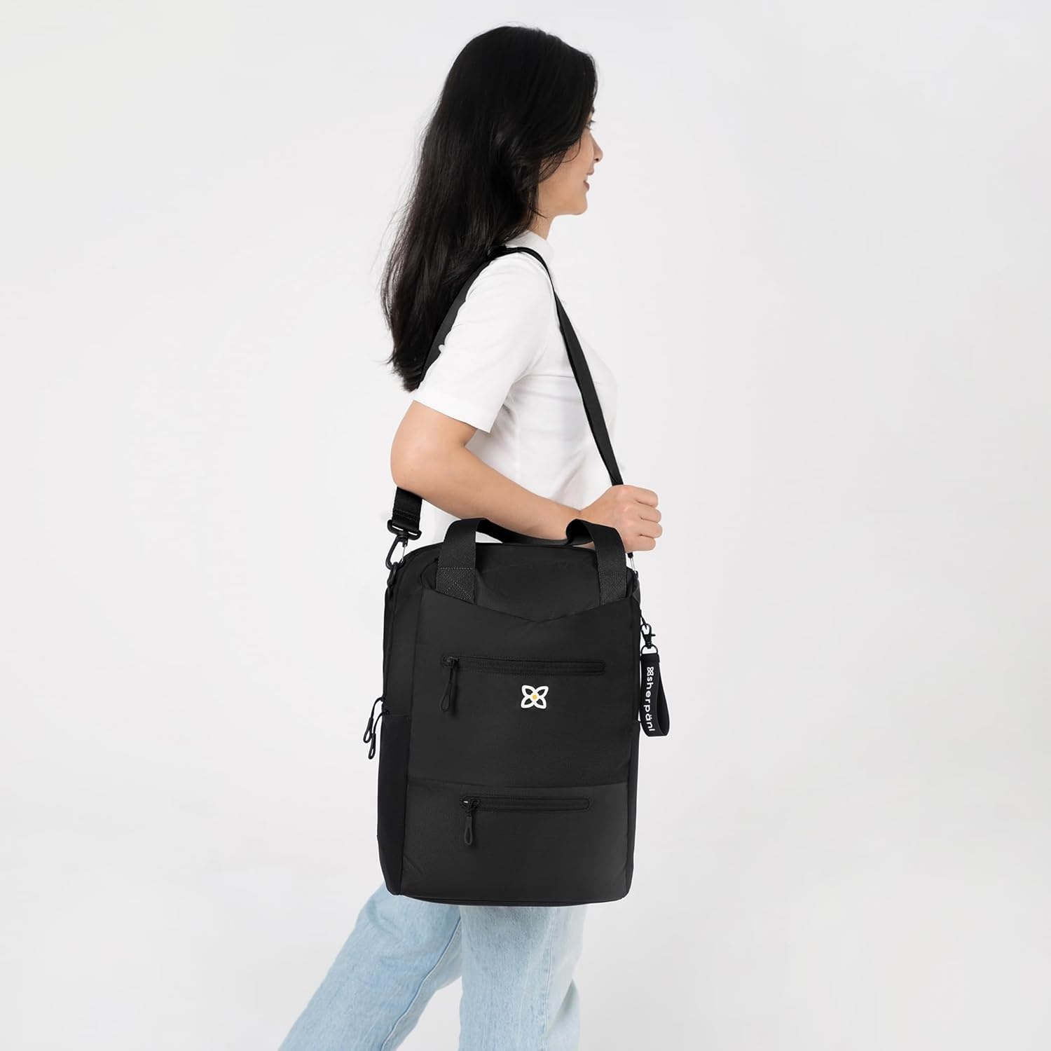 image:imageSherpani Camden Convertible Backpack 3 in 1 Tote Bag 18L Travel Backpack Crossbody Bag for Women Cross Body Purse Travel Gifts RFID Protection Fits 13 Laptop Con LecheRaven F23