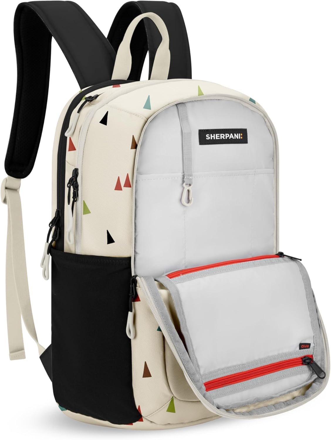 image:imageSherpani Getaway Casual Daypack Backpacks Laptop Backpack 22L Travel Backpack for Women Travel Gift Fits 15 Laptop RFID Protection AlchemyTerrazzo