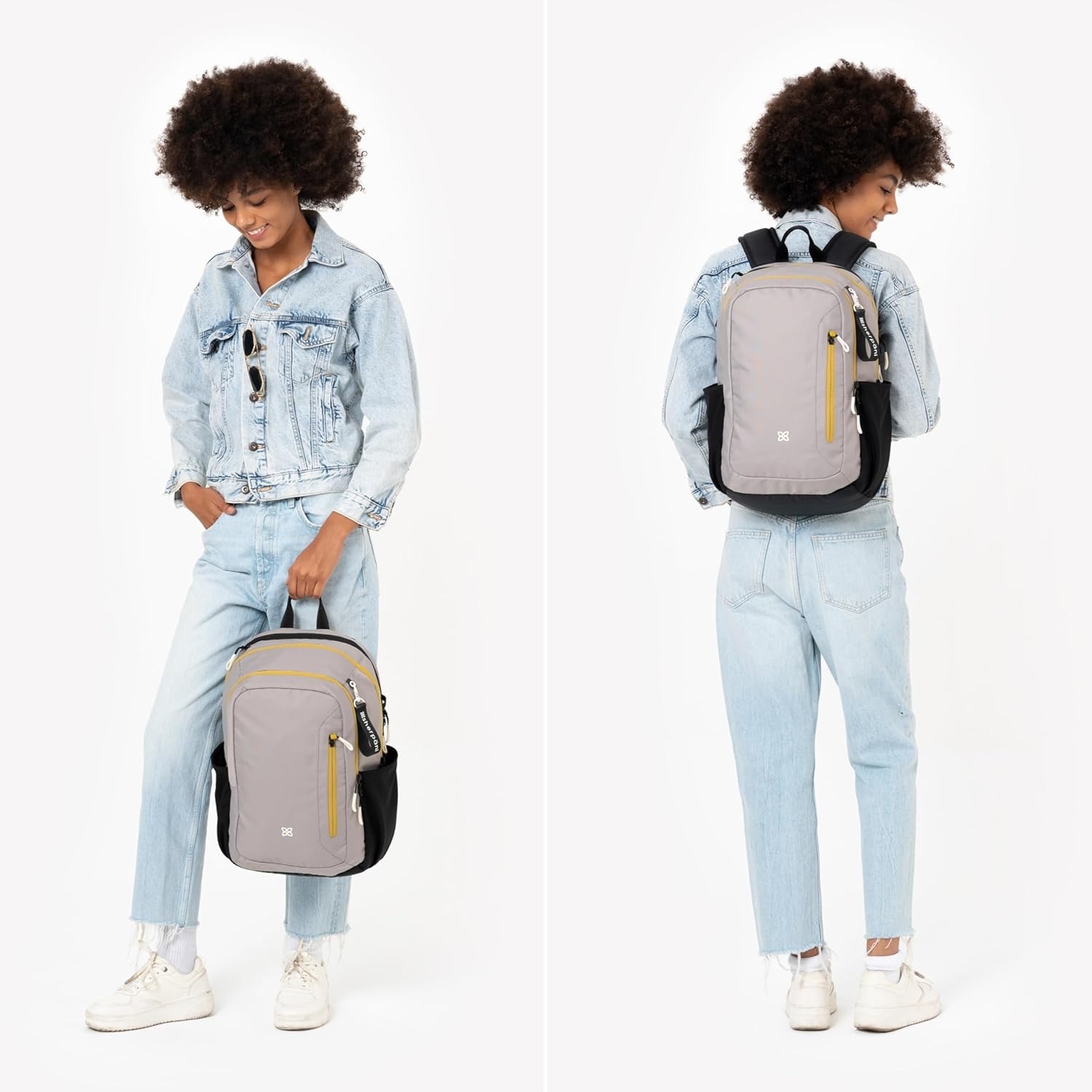 image:imageSherpani Getaway Casual Daypack Backpacks Laptop Backpack 22L Travel Backpack for Women Travel Gift Fits 15 Laptop RFID Protection AlchemyWasabi Stone