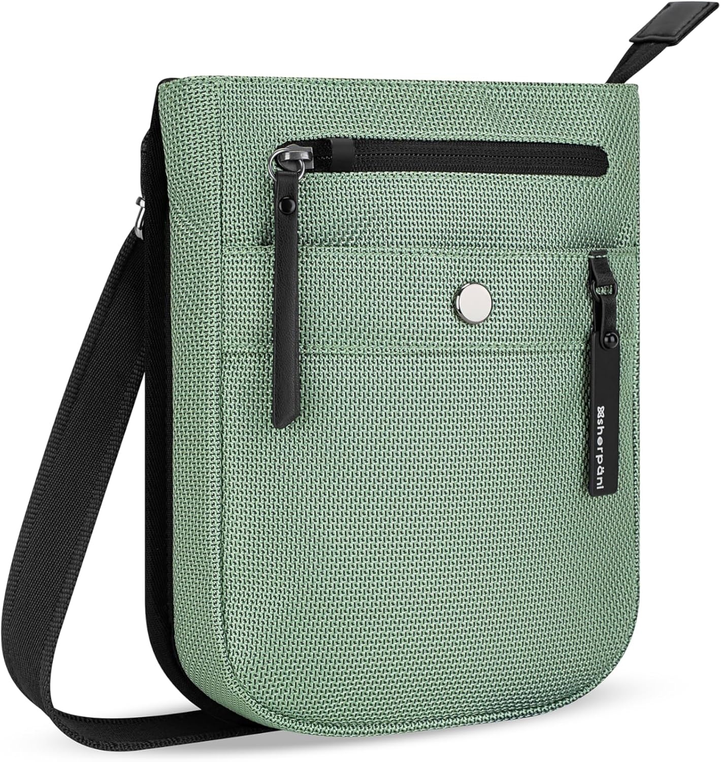 image:imageSherpani Prima Small Anti Theft Crossbody Bag Travel Shoulder Bag Cross Body Purses Handbags Travel GiftAloe Mist Signature