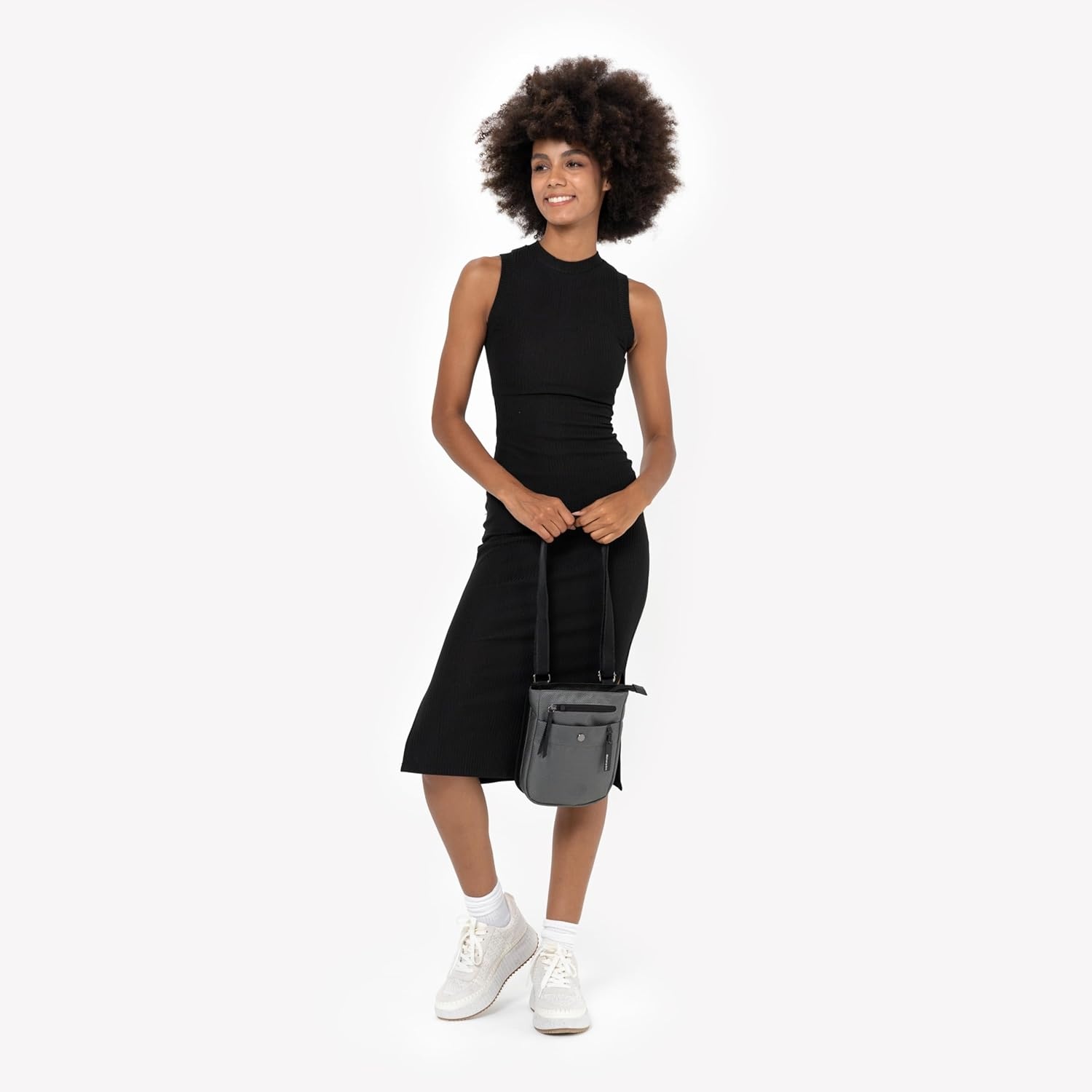 image:imageSherpani Prima Small Anti Theft Crossbody Bag Travel Shoulder Bag Cross Body Purses Handbags Travel GiftGranite Signature