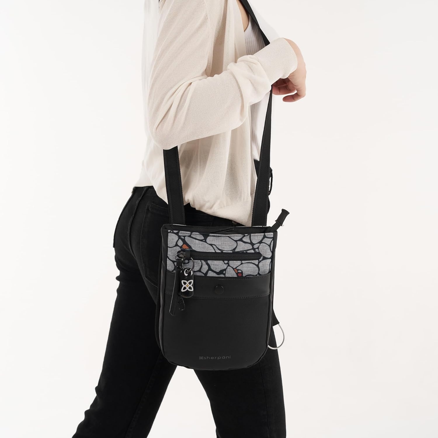 image:imageSherpani Prima Small Anti Theft Crossbody Bag Travel Shoulder Bag Cross Body Purses Handbags Travel GiftSakura Lite