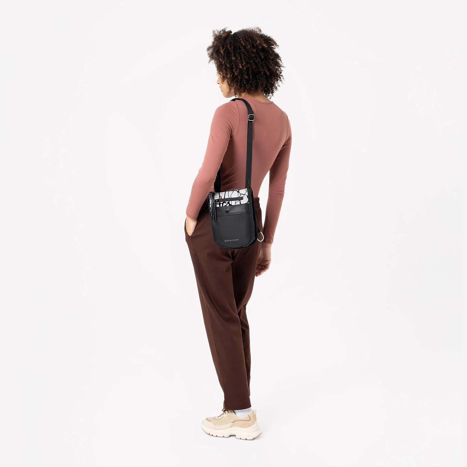 image:imageSherpani Prima Small Anti Theft Crossbody Bag Travel Shoulder Bag Cross Body Purses Handbags Travel GiftSakura Pro