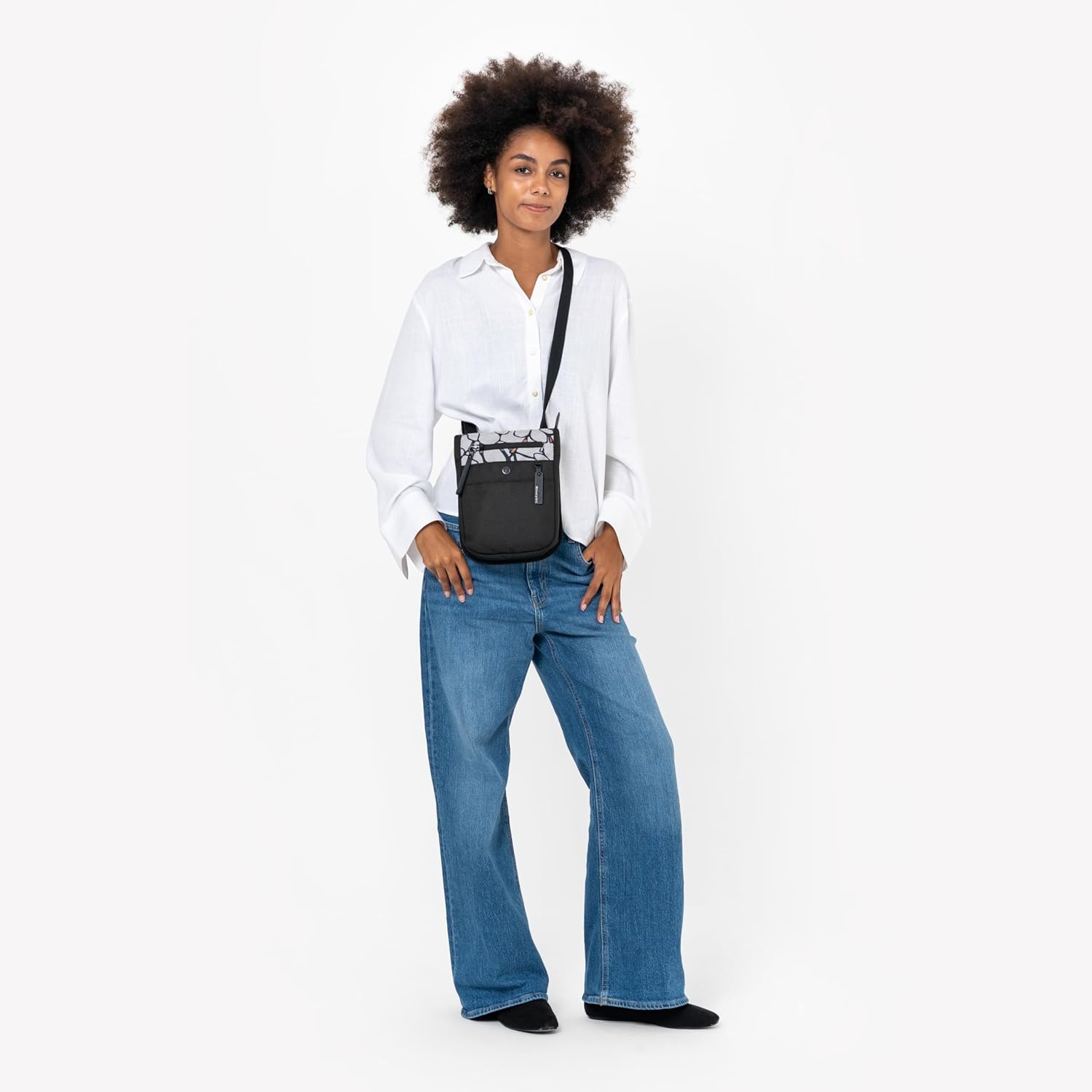 image:imageSherpani Prima Small Anti Theft Crossbody Bag Travel Shoulder Bag Cross Body Purses Handbags Travel GiftSakura