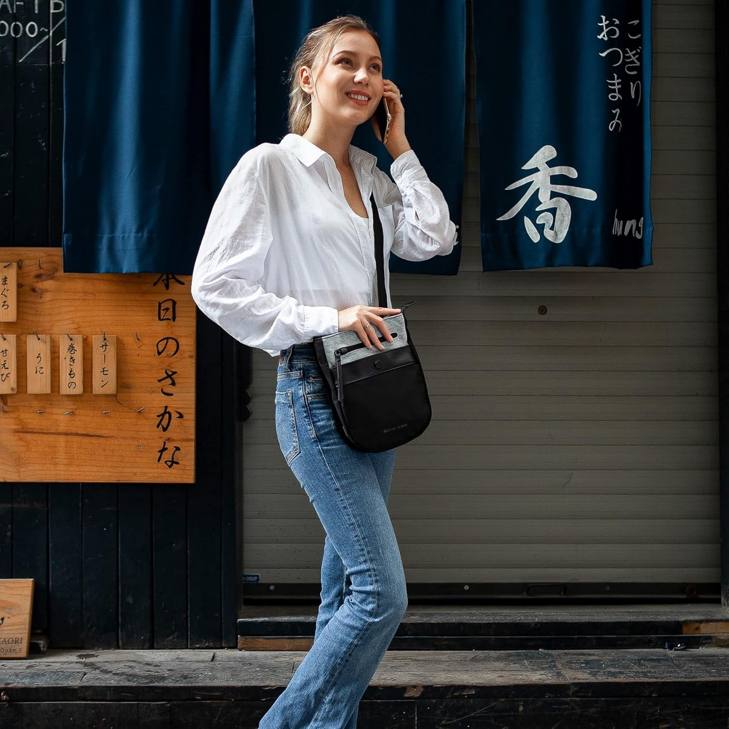 image:imageSherpani Prima Small Anti Theft Crossbody Bag Travel Shoulder Bag Cross Body Purses Handbags Travel GiftSterling Lite