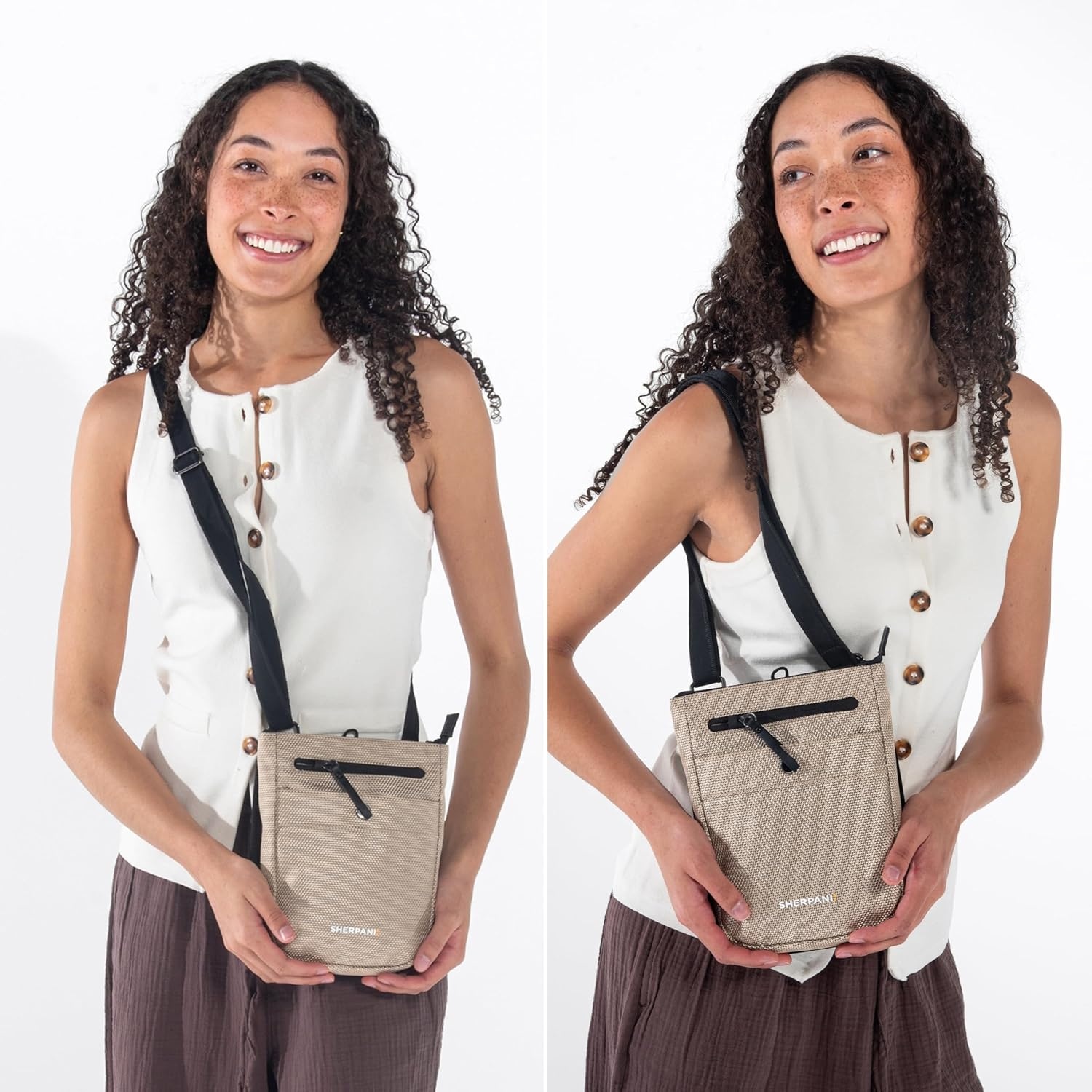 image:imageSherpani Prima Small Anti Theft Crossbody Bag Travel Shoulder Bag Cross Body Purses Handbags Travel GiftStraw