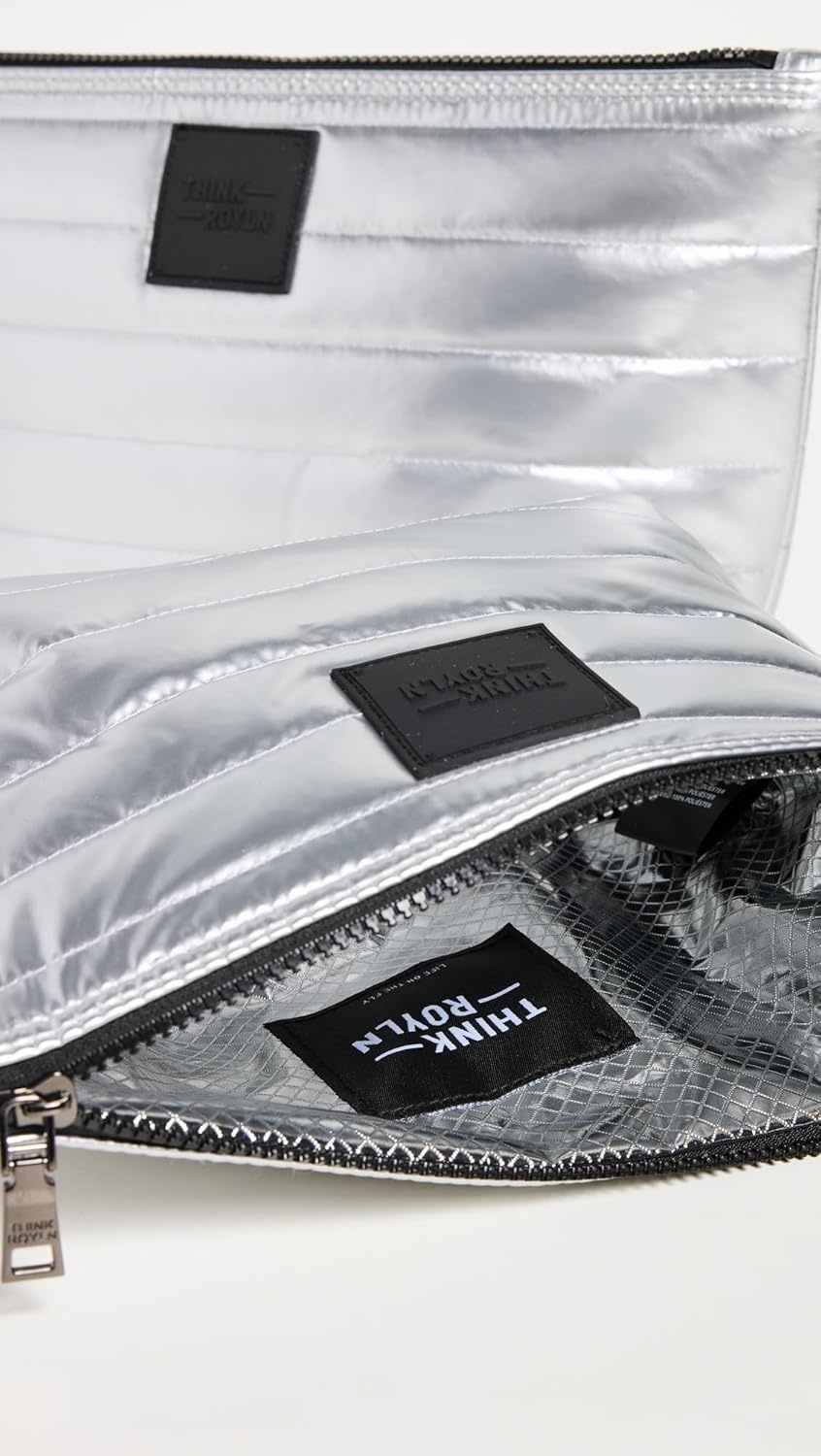 image:imageThink Royln Travel Trio Organizational PouchesPearl Silver