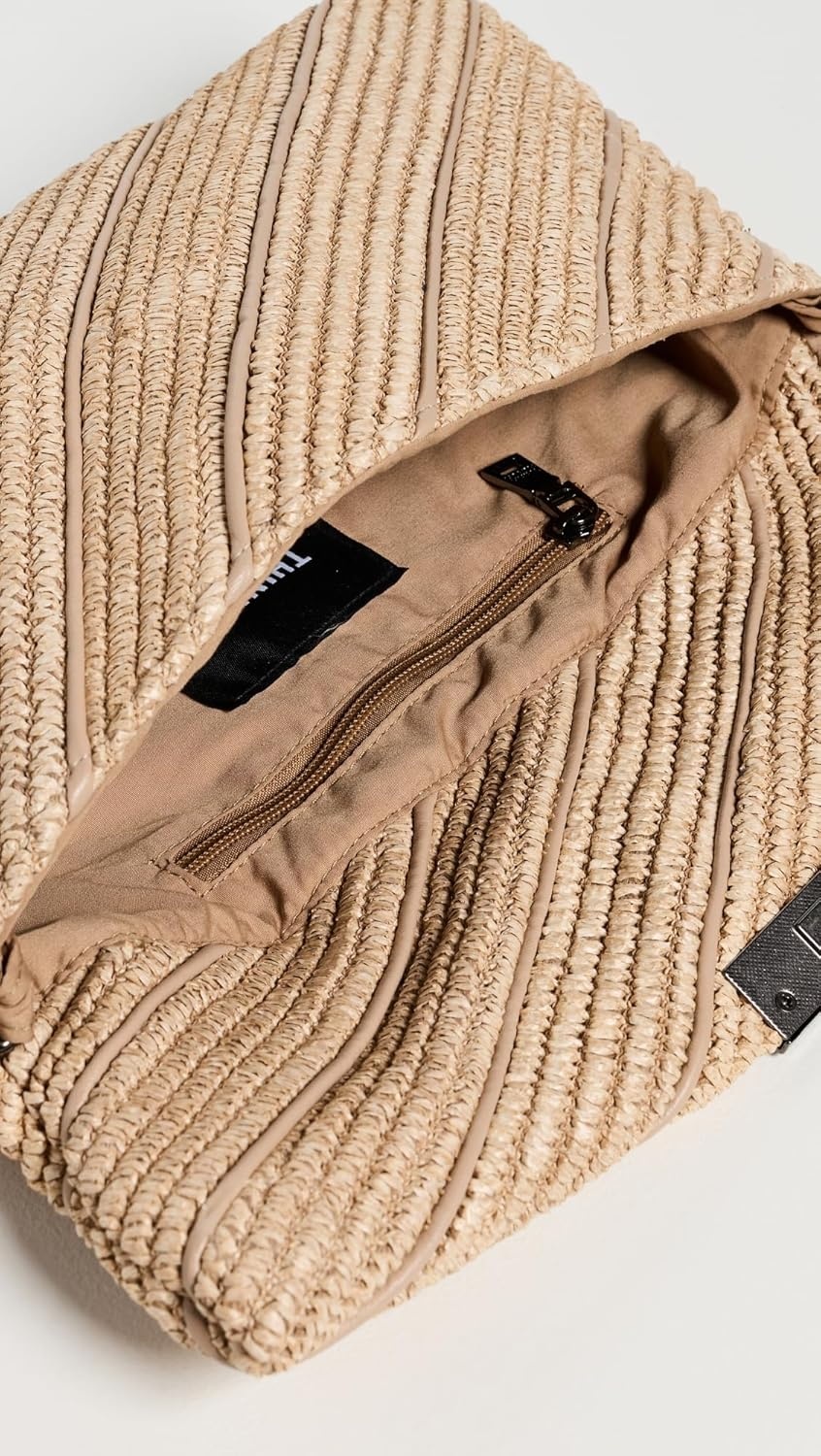 image:imageThink Royln Womens Embrace ClutchBeige LuxeRaffia