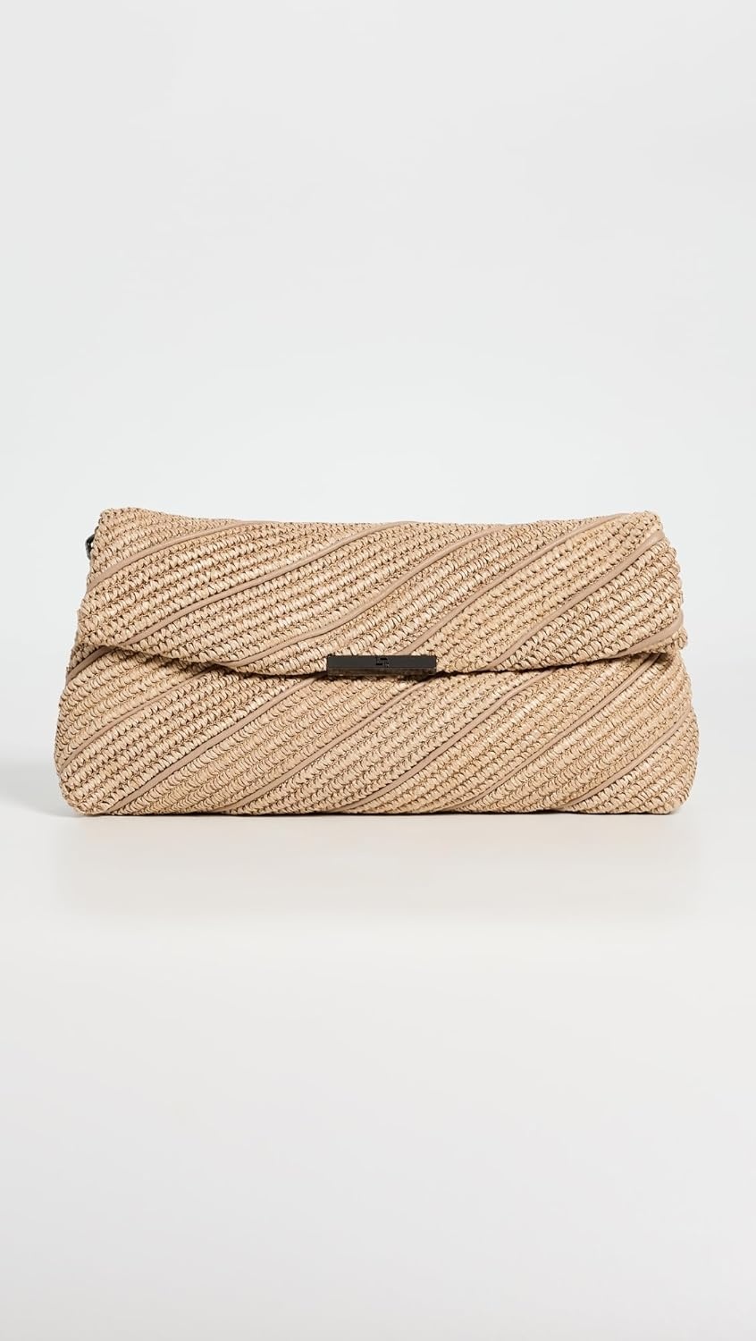 image:imageThink Royln Womens Embrace ClutchBeige LuxeRaffia