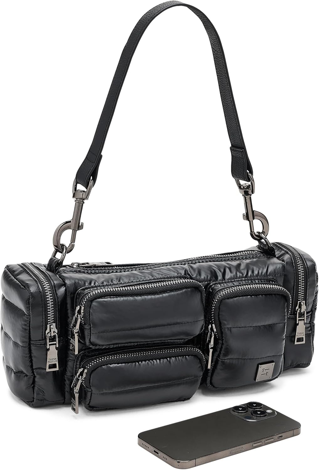 image:imageThink Royln Womens Lady Cargo BagPearl Black