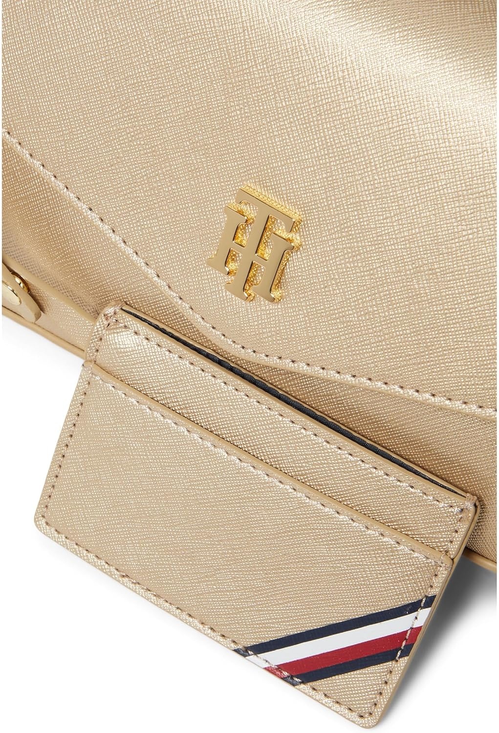 image:imageTommy Hilfiger Gia II Gifting Hang TagEnvelope Flap Crossbody wHangoffHigh Shine Saffiano PVC