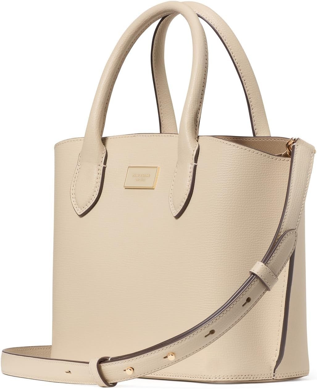 image:imagekate spade new york Suite Crossgrain Leather Crossbody Tote BagMilk Glass Multi