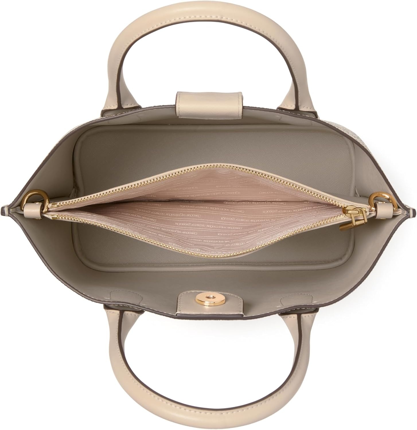 image:imagekate spade new york Suite Crossgrain Leather Crossbody Tote BagNeutral Multi Spade Flower