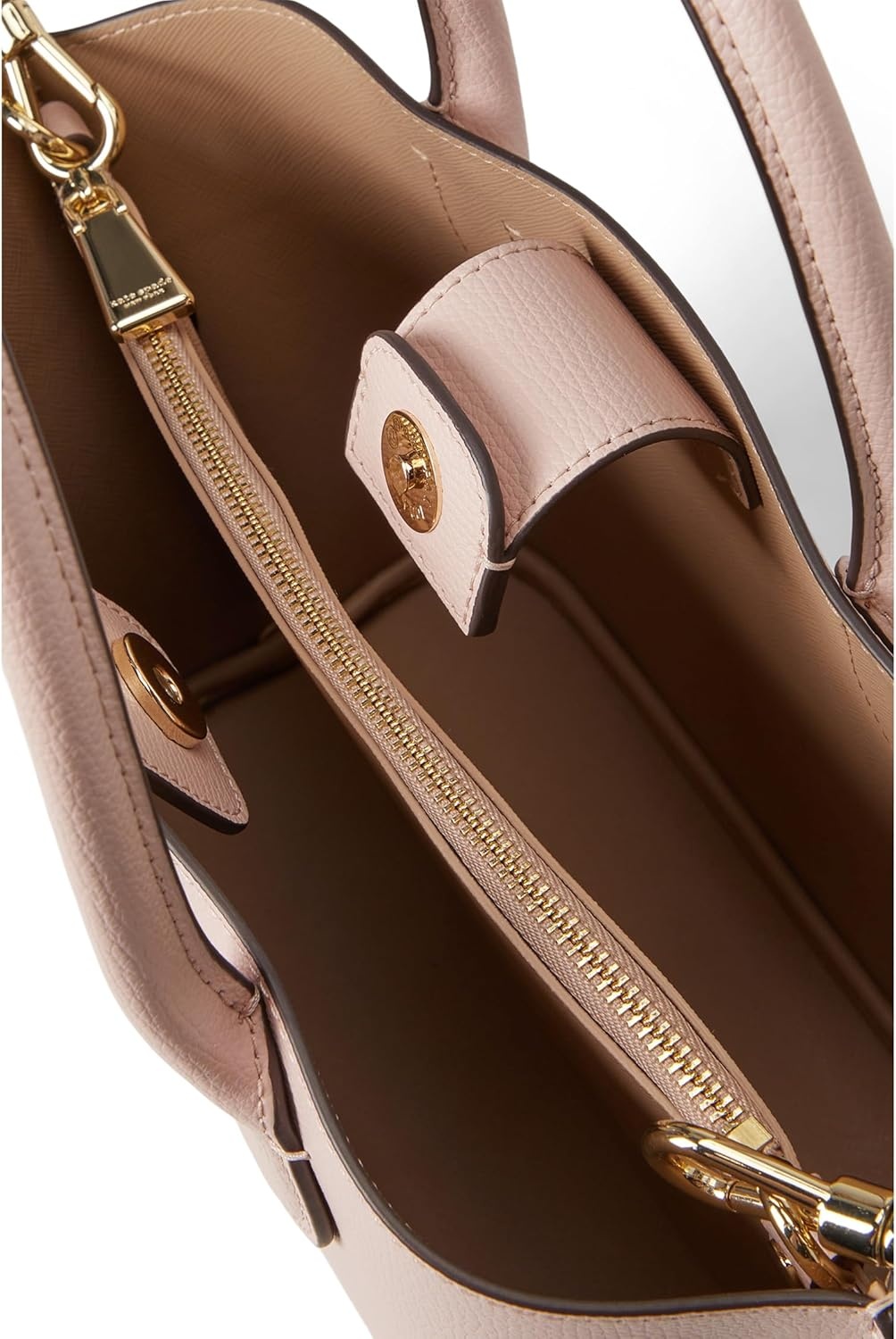 image:imagekate spade new york Suite Crossgrain Leather Crossbody Tote BagRose Smoke