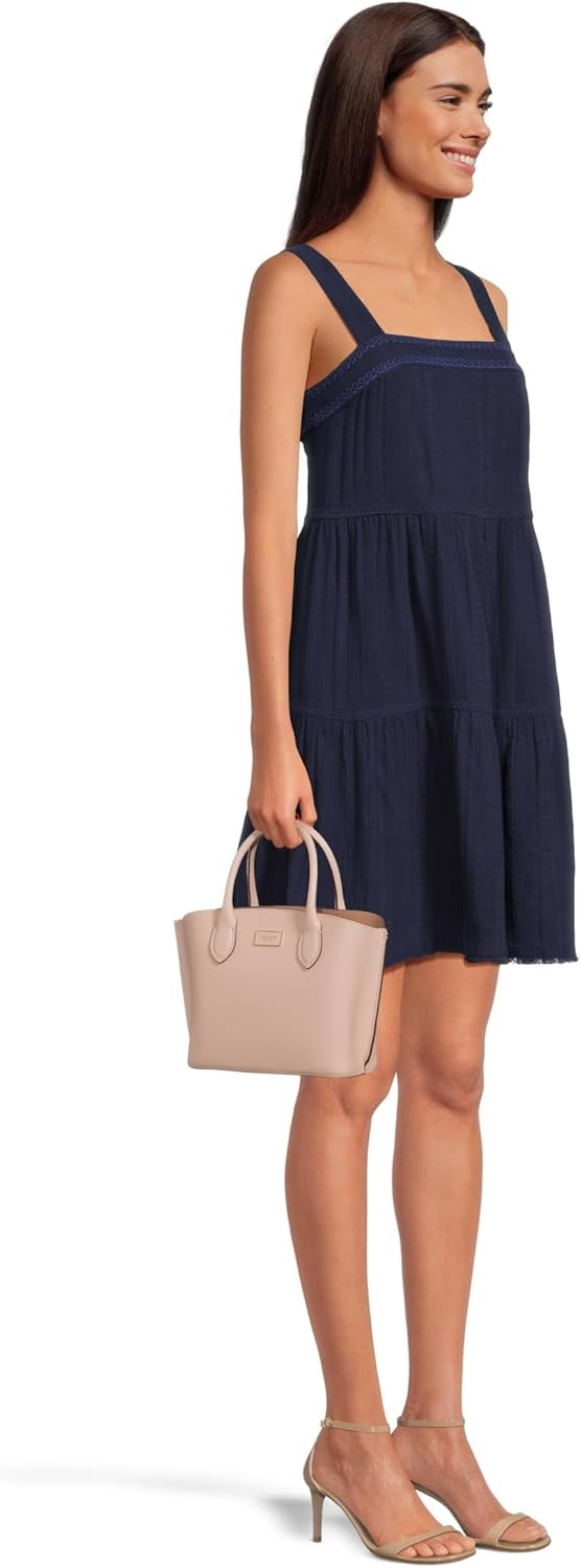 image:imagekate spade new york Suite Crossgrain Leather Crossbody Tote BagRose Smoke