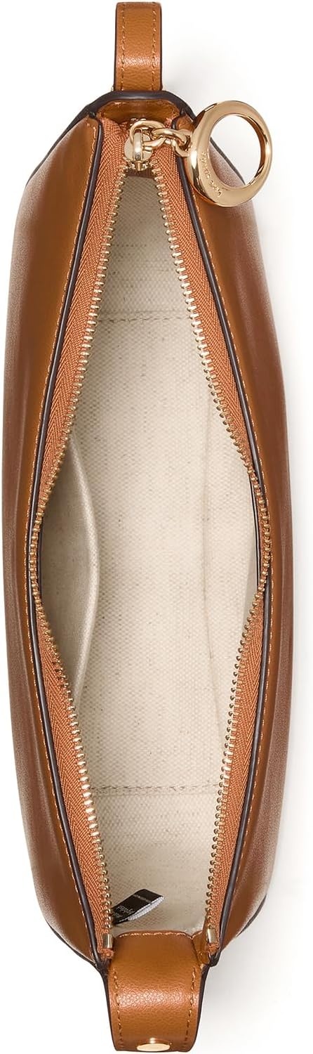 image:imagekate spade new york Womens Halo Fine Grain Leather CrossbodyBaked Amber