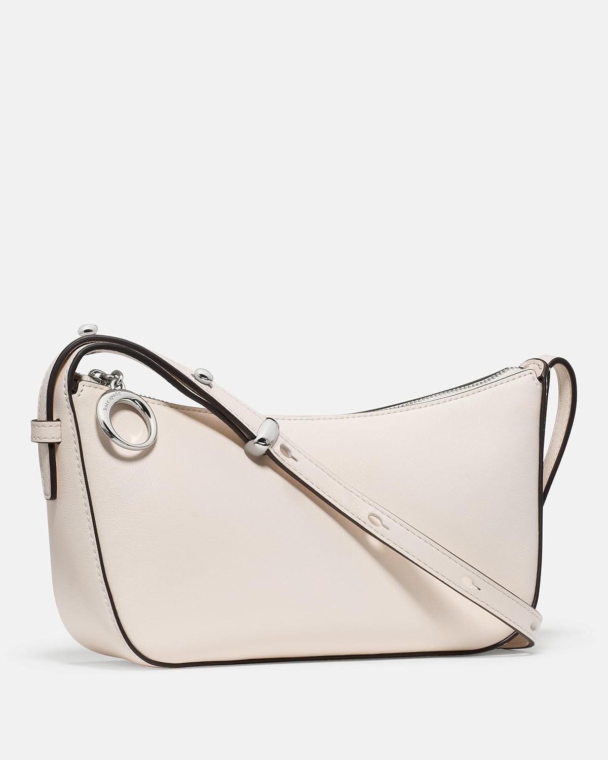 image:imagekate spade new york Womens Halo Fine Grain Leather CrossbodyCream