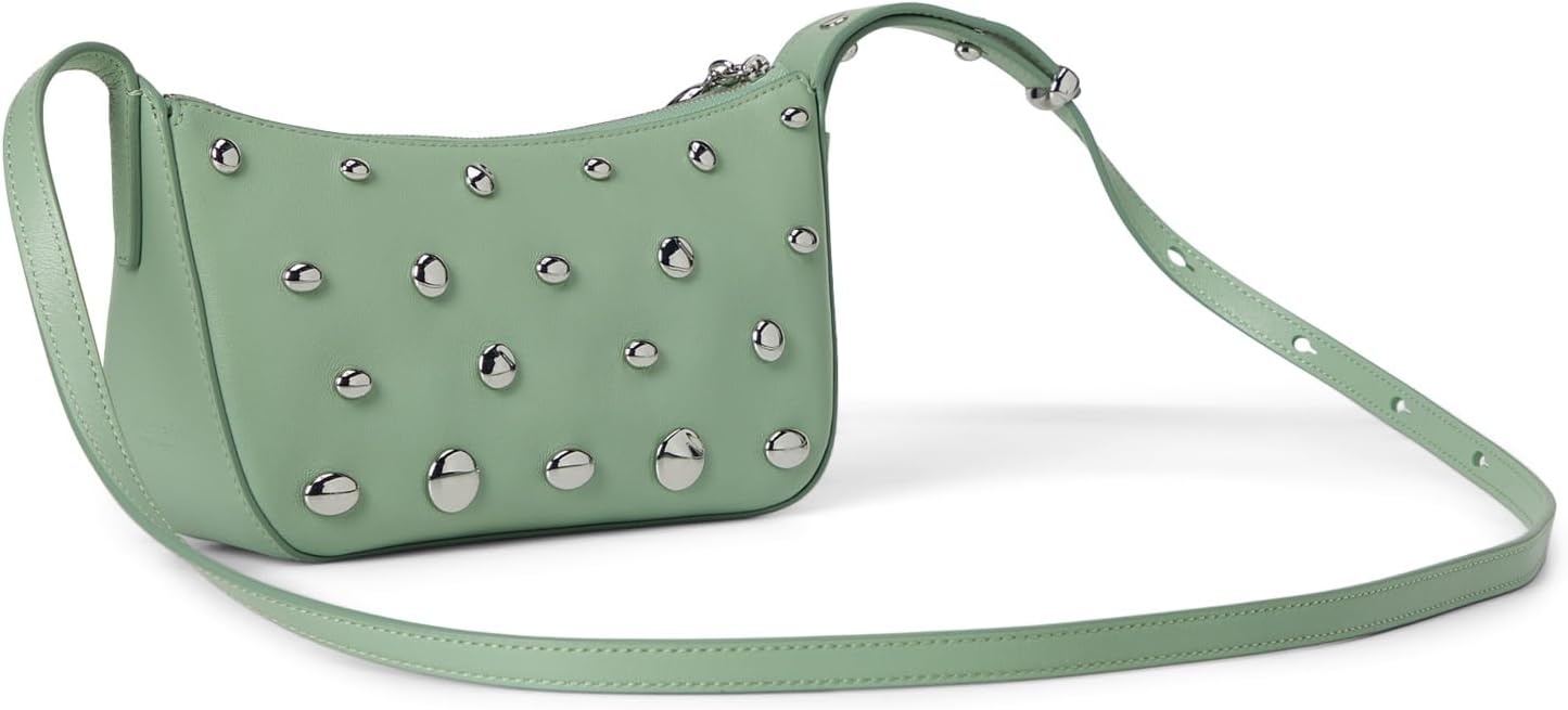 image:imagekate spade new york Womens Halo Fine Grain Leather CrossbodyCrisp Sage