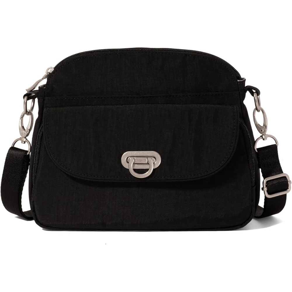 image:imageBaggallini Coastal Flip Lock CrossbodyBlack