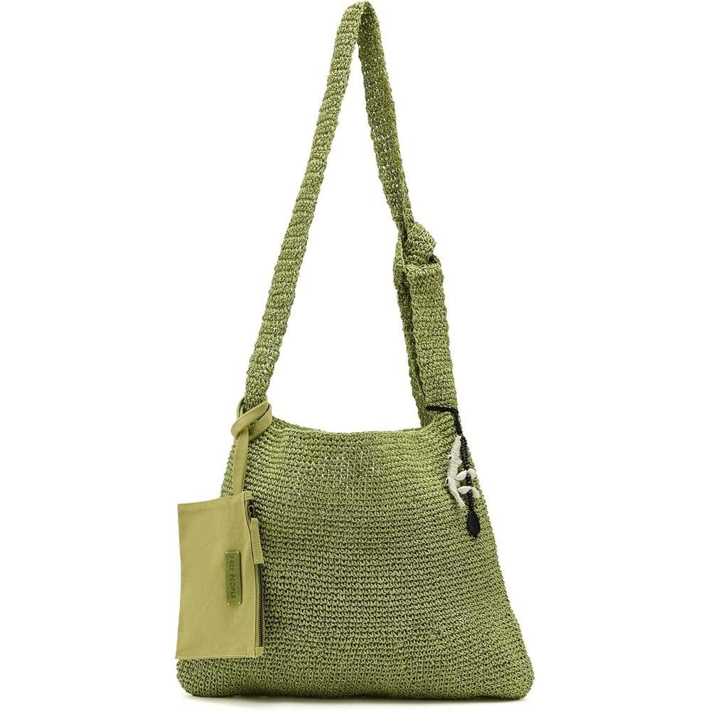 image:imageFree People Womens Coastal Crush Straw ToteMatcha