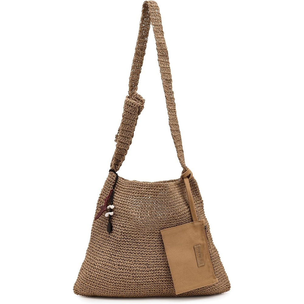 image:imageFree People Womens Coastal Crush Straw ToteNatural