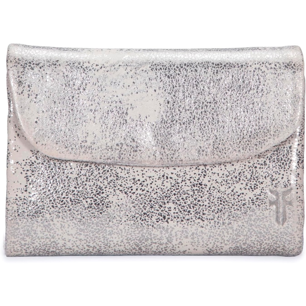 image:imageFrye Womens Nora Knotted Small WalletCream Metallic