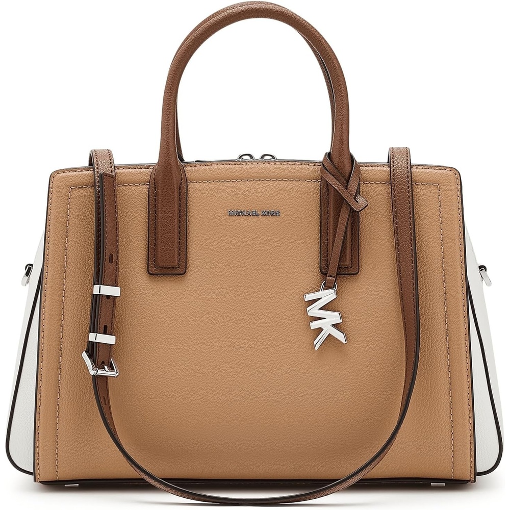 image:imageMICHAEL Michael Kors Laila Medium SatchelPeanut Multi