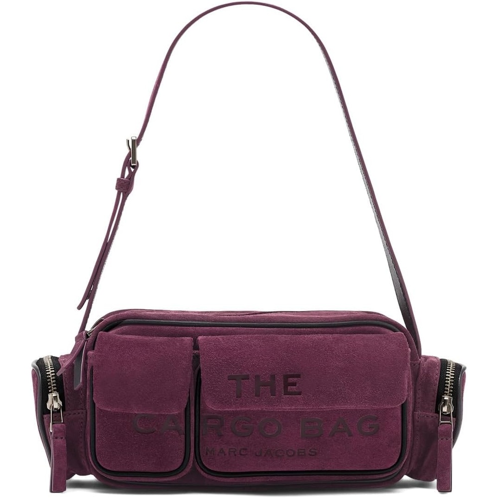 image:imageMarc Jacobs The Suede Cargo Bag CopperDark Plum