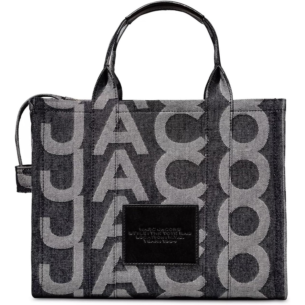 image:imageMarc Jacobs Womens The Canvas Small Tote BagDenim Blue Logo