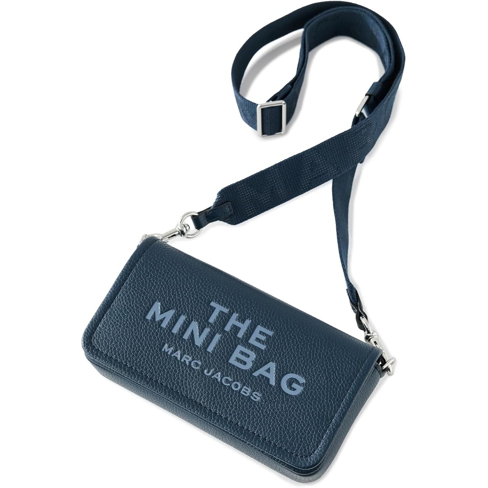 image:imageMarc Jacobs Womens The Leather Mini BagBlue Sea