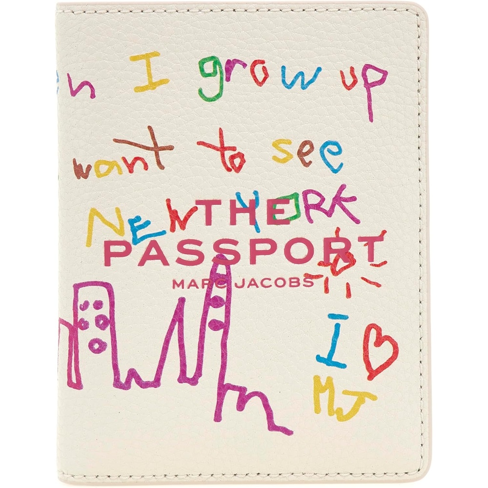 image:imageMarc Jacobs Womens The Leather PassportWhite Multi